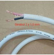 Kabel Listrik 2X1 5 Serabut